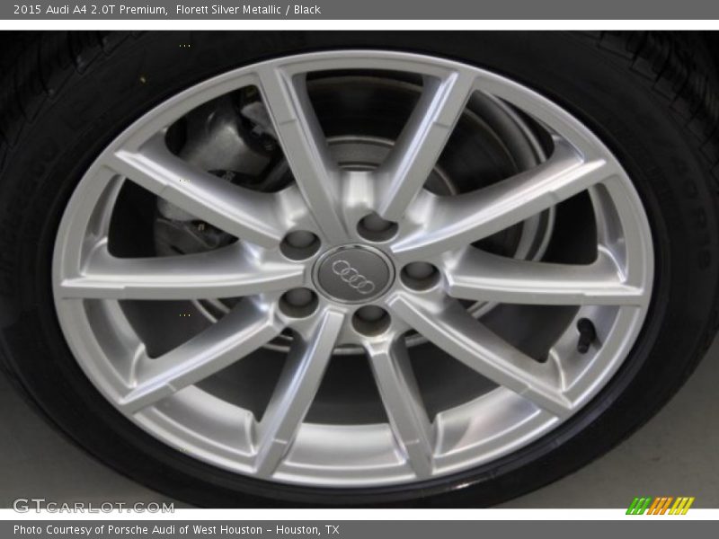 Florett Silver Metallic / Black 2015 Audi A4 2.0T Premium