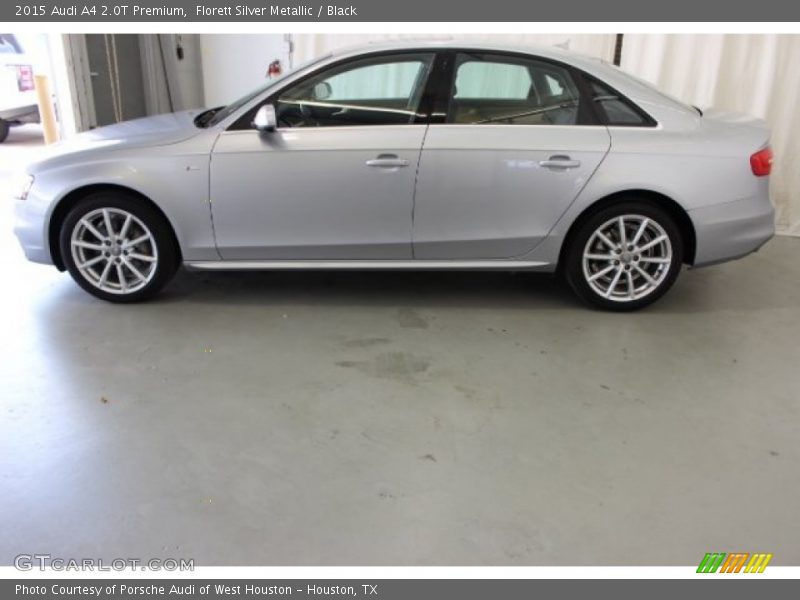 Florett Silver Metallic / Black 2015 Audi A4 2.0T Premium