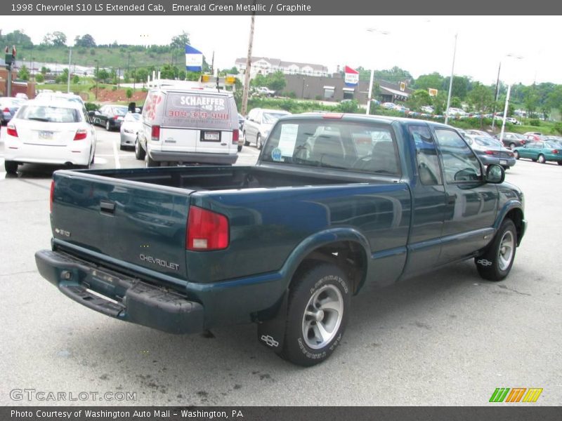 Emerald Green Metallic / Graphite 1998 Chevrolet S10 LS Extended Cab