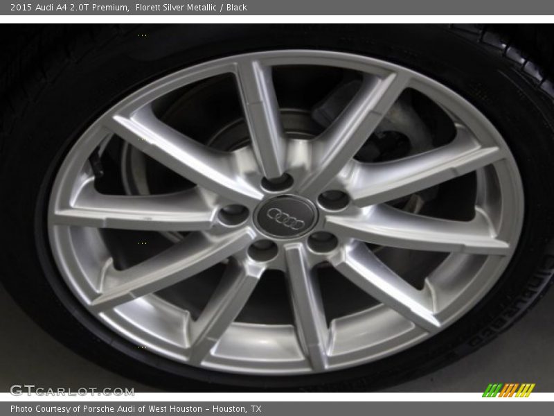 Florett Silver Metallic / Black 2015 Audi A4 2.0T Premium