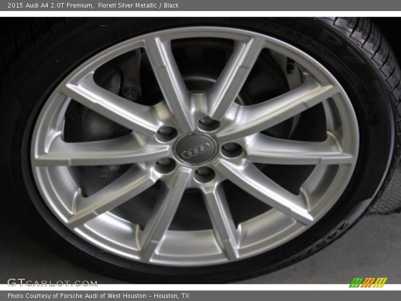Florett Silver Metallic / Black 2015 Audi A4 2.0T Premium