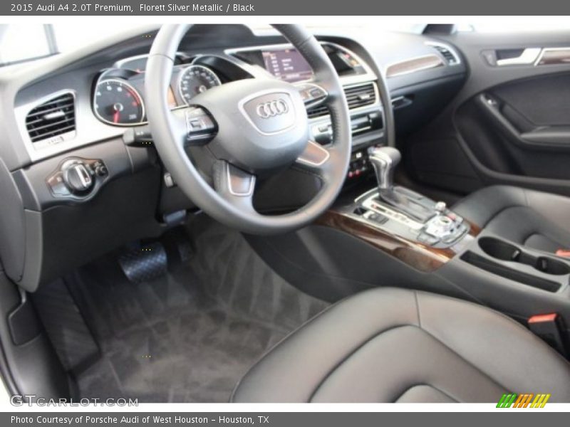 Florett Silver Metallic / Black 2015 Audi A4 2.0T Premium