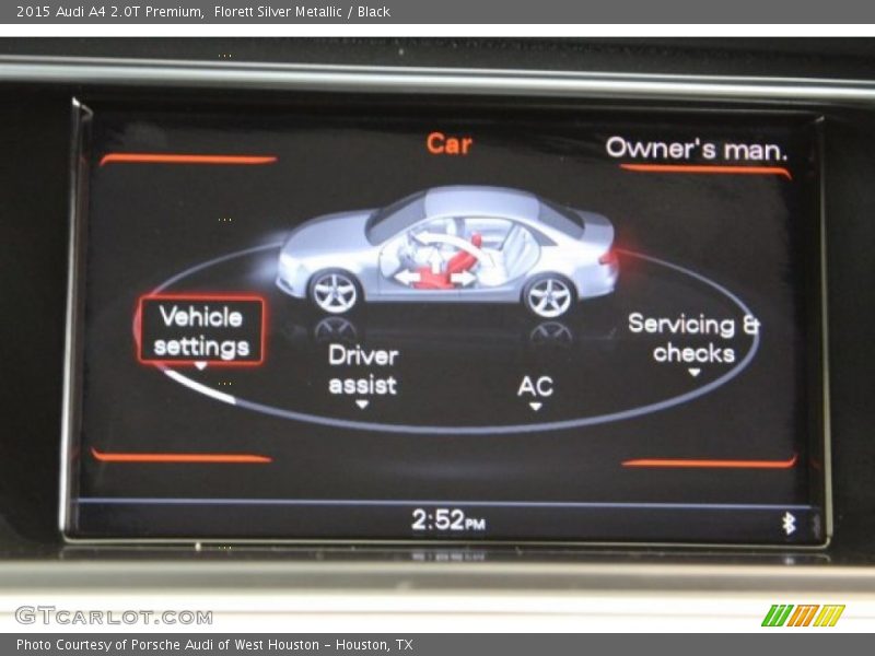 Florett Silver Metallic / Black 2015 Audi A4 2.0T Premium