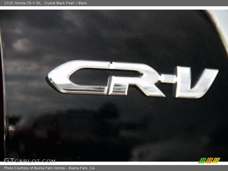 Crystal Black Pearl / Black 2015 Honda CR-V EX