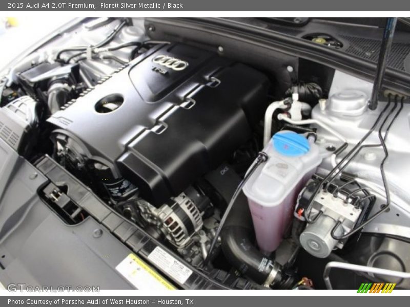 Florett Silver Metallic / Black 2015 Audi A4 2.0T Premium
