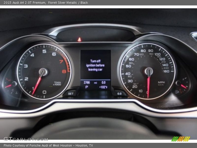 Florett Silver Metallic / Black 2015 Audi A4 2.0T Premium