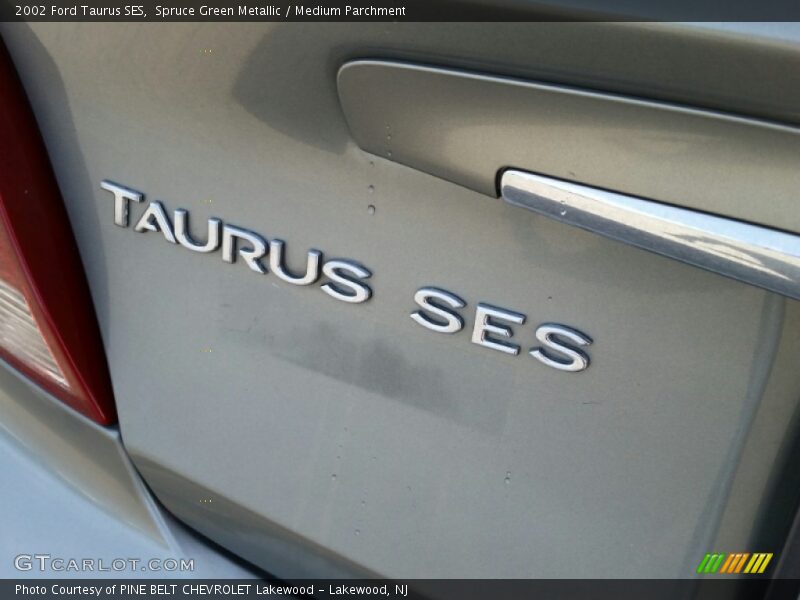 Spruce Green Metallic / Medium Parchment 2002 Ford Taurus SES