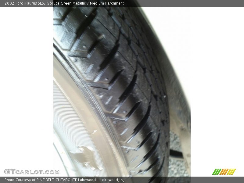 Spruce Green Metallic / Medium Parchment 2002 Ford Taurus SES