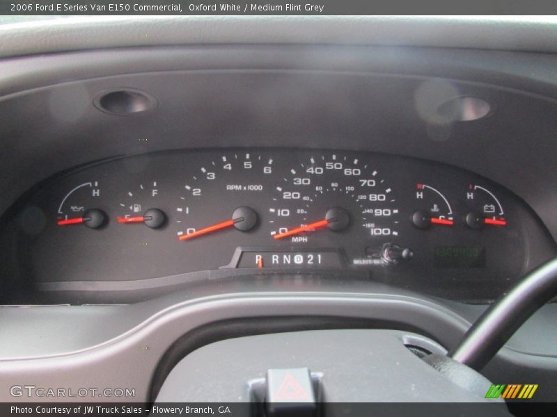 Oxford White / Medium Flint Grey 2006 Ford E Series Van E150 Commercial