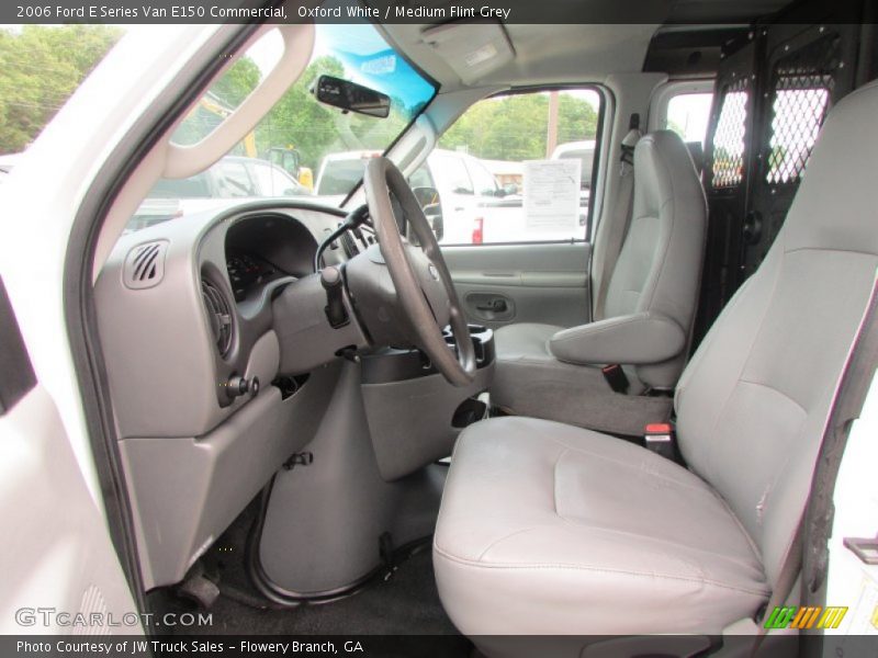 Oxford White / Medium Flint Grey 2006 Ford E Series Van E150 Commercial