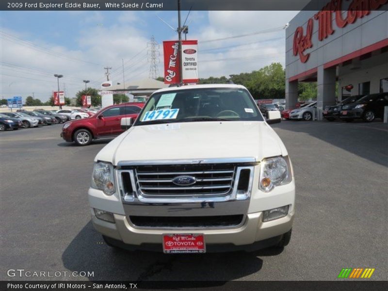 White Suede / Camel 2009 Ford Explorer Eddie Bauer