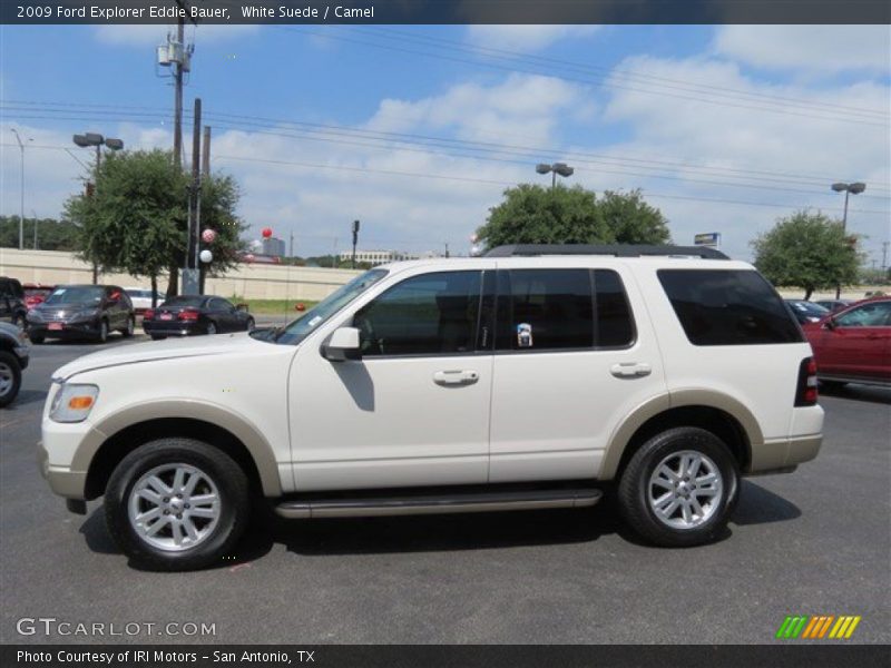 White Suede / Camel 2009 Ford Explorer Eddie Bauer