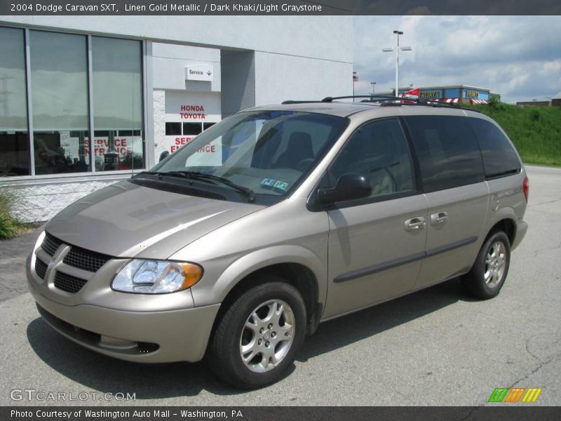 Linen Gold Metallic / Dark Khaki/Light Graystone 2004 Dodge Caravan SXT
