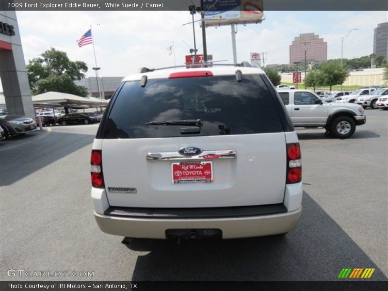 White Suede / Camel 2009 Ford Explorer Eddie Bauer