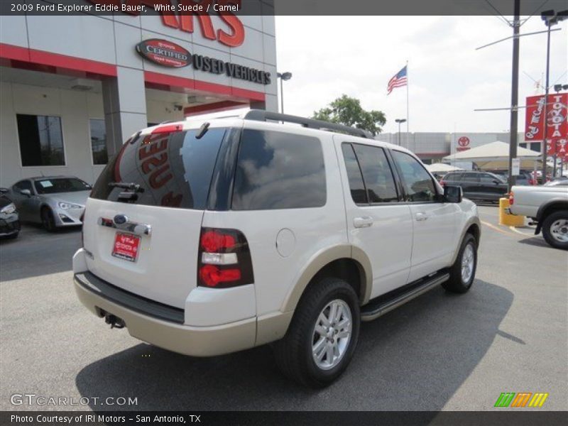 White Suede / Camel 2009 Ford Explorer Eddie Bauer