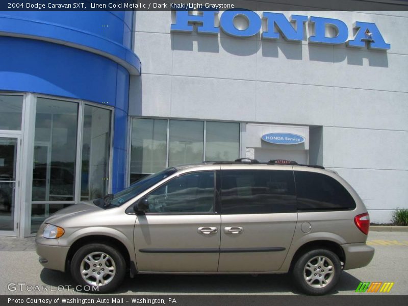 Linen Gold Metallic / Dark Khaki/Light Graystone 2004 Dodge Caravan SXT