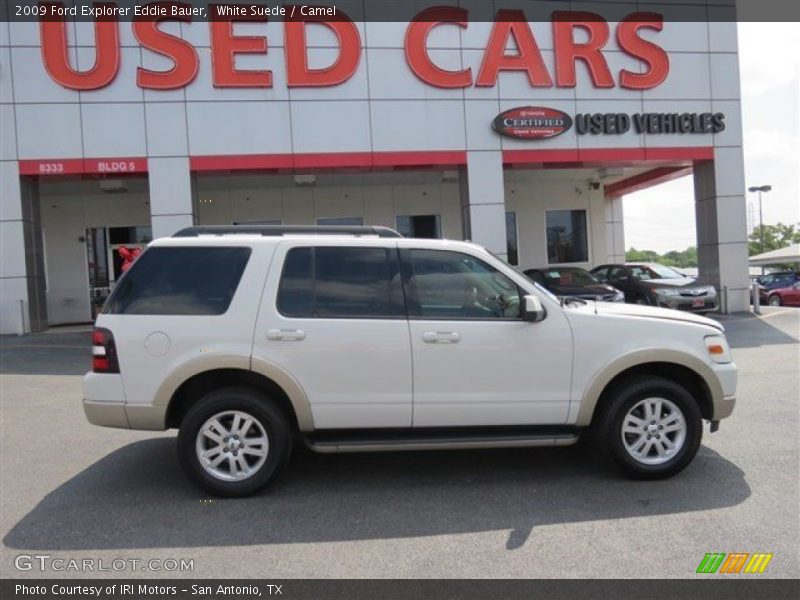 White Suede / Camel 2009 Ford Explorer Eddie Bauer