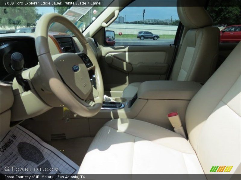 White Suede / Camel 2009 Ford Explorer Eddie Bauer