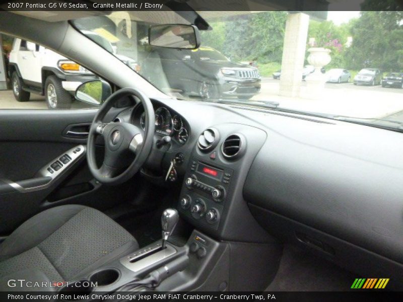 Granite Metallic / Ebony 2007 Pontiac G6 V6 Sedan