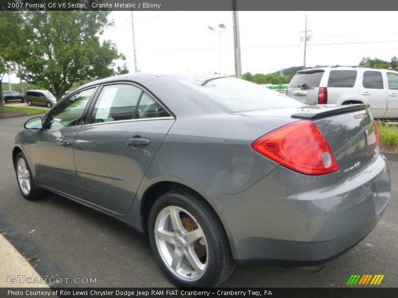 Granite Metallic / Ebony 2007 Pontiac G6 V6 Sedan