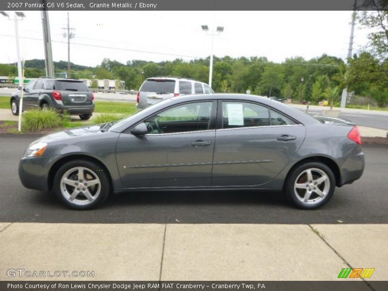 Granite Metallic / Ebony 2007 Pontiac G6 V6 Sedan