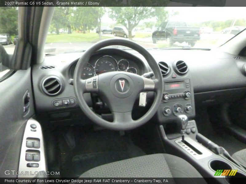 Granite Metallic / Ebony 2007 Pontiac G6 V6 Sedan