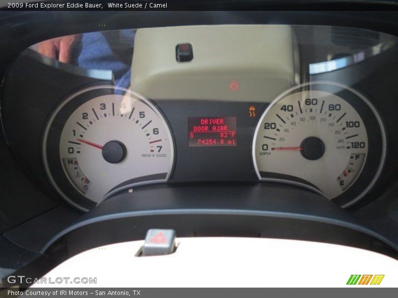 White Suede / Camel 2009 Ford Explorer Eddie Bauer