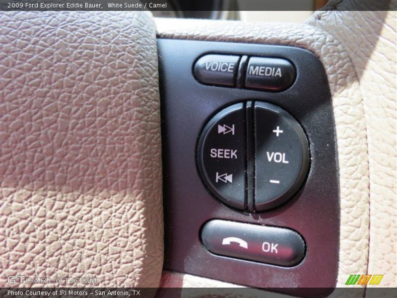 White Suede / Camel 2009 Ford Explorer Eddie Bauer
