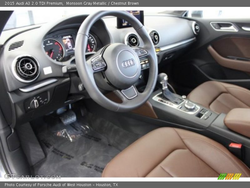  2015 A3 2.0 TDI Premium Chestnut Brown Interior