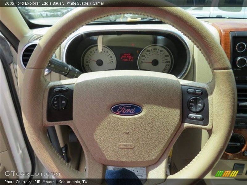 White Suede / Camel 2009 Ford Explorer Eddie Bauer