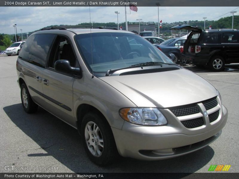 Linen Gold Metallic / Dark Khaki/Light Graystone 2004 Dodge Caravan SXT