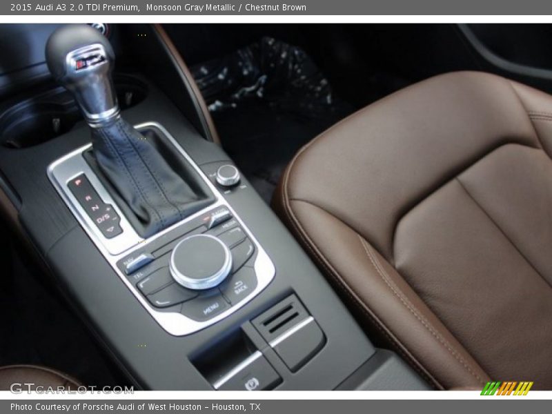 Monsoon Gray Metallic / Chestnut Brown 2015 Audi A3 2.0 TDI Premium