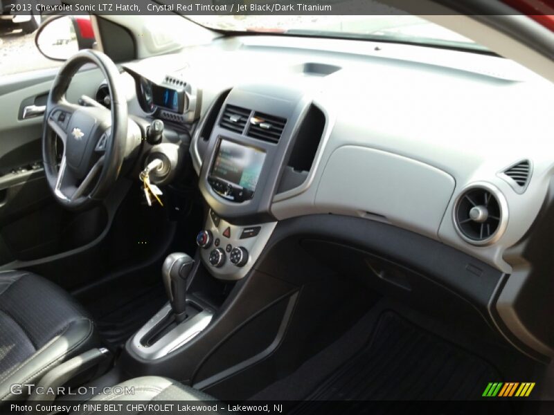 Crystal Red Tintcoat / Jet Black/Dark Titanium 2013 Chevrolet Sonic LTZ Hatch