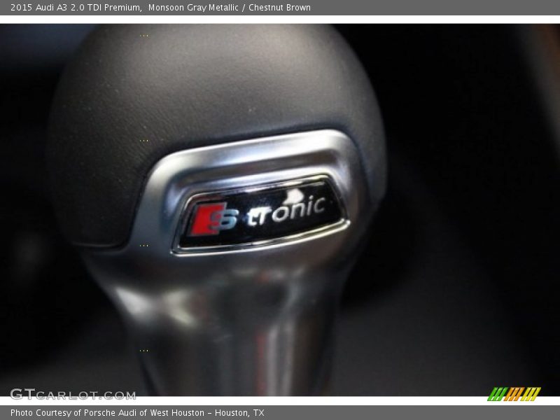 Monsoon Gray Metallic / Chestnut Brown 2015 Audi A3 2.0 TDI Premium