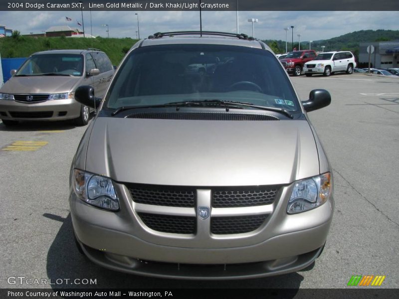 Linen Gold Metallic / Dark Khaki/Light Graystone 2004 Dodge Caravan SXT