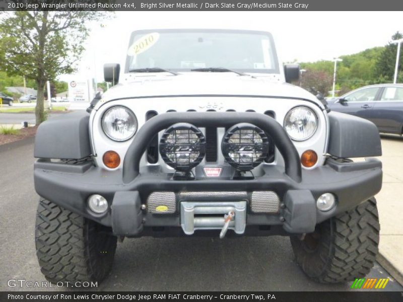 Bright Silver Metallic / Dark Slate Gray/Medium Slate Gray 2010 Jeep Wrangler Unlimited Rubicon 4x4