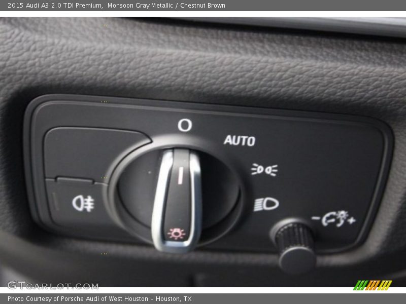 Monsoon Gray Metallic / Chestnut Brown 2015 Audi A3 2.0 TDI Premium