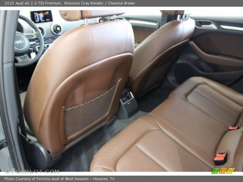 Rear Seat of 2015 A3 2.0 TDI Premium