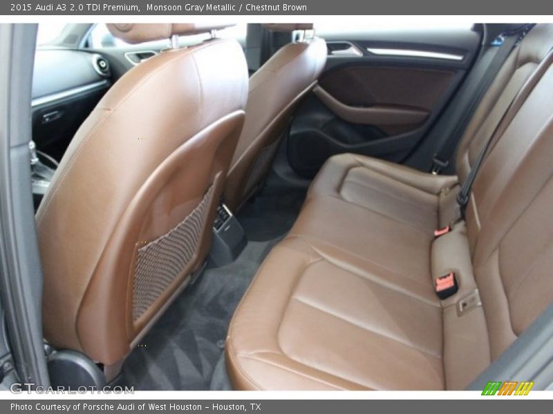 Rear Seat of 2015 A3 2.0 TDI Premium
