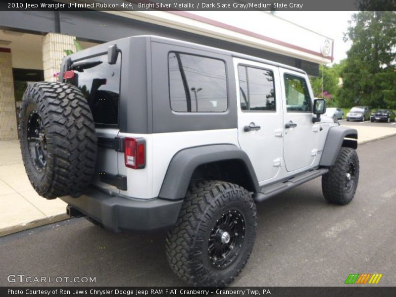 Bright Silver Metallic / Dark Slate Gray/Medium Slate Gray 2010 Jeep Wrangler Unlimited Rubicon 4x4