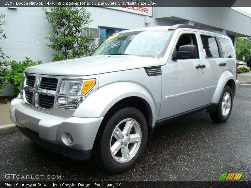 Bright Silver Metallic / Dark Slate Gray/Light Slate Gray 2007 Dodge Nitro SLT 4x4
