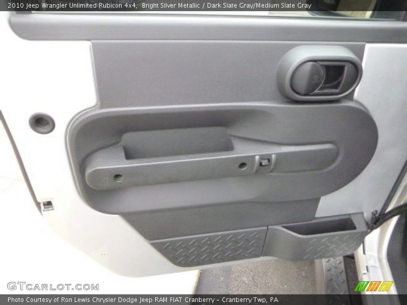 Bright Silver Metallic / Dark Slate Gray/Medium Slate Gray 2010 Jeep Wrangler Unlimited Rubicon 4x4