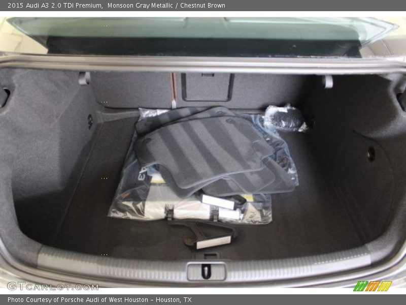 Monsoon Gray Metallic / Chestnut Brown 2015 Audi A3 2.0 TDI Premium