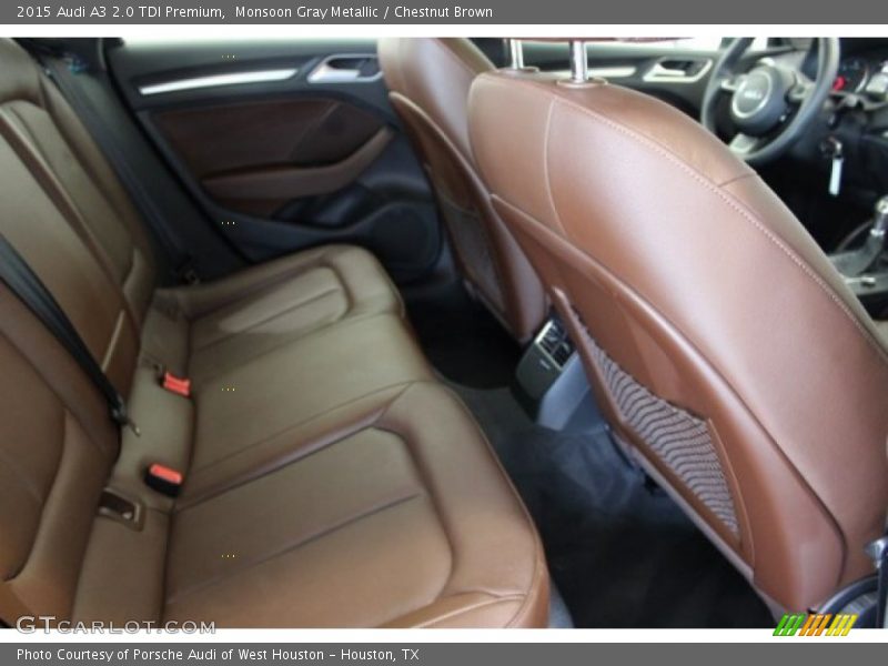 Monsoon Gray Metallic / Chestnut Brown 2015 Audi A3 2.0 TDI Premium