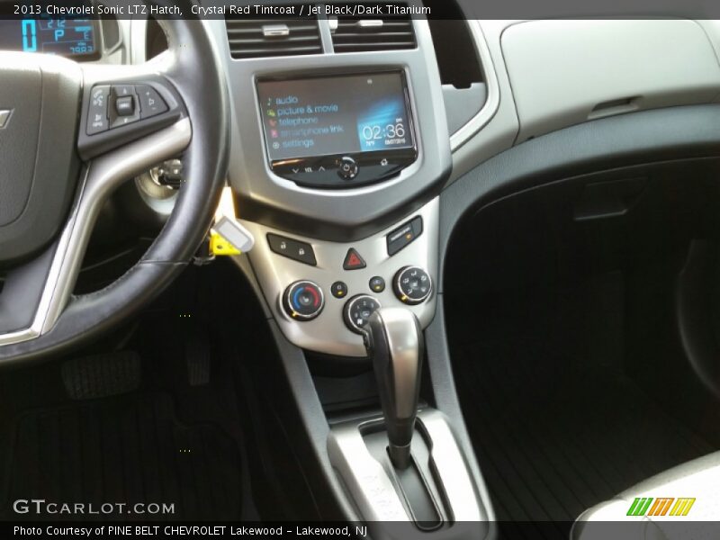 Crystal Red Tintcoat / Jet Black/Dark Titanium 2013 Chevrolet Sonic LTZ Hatch