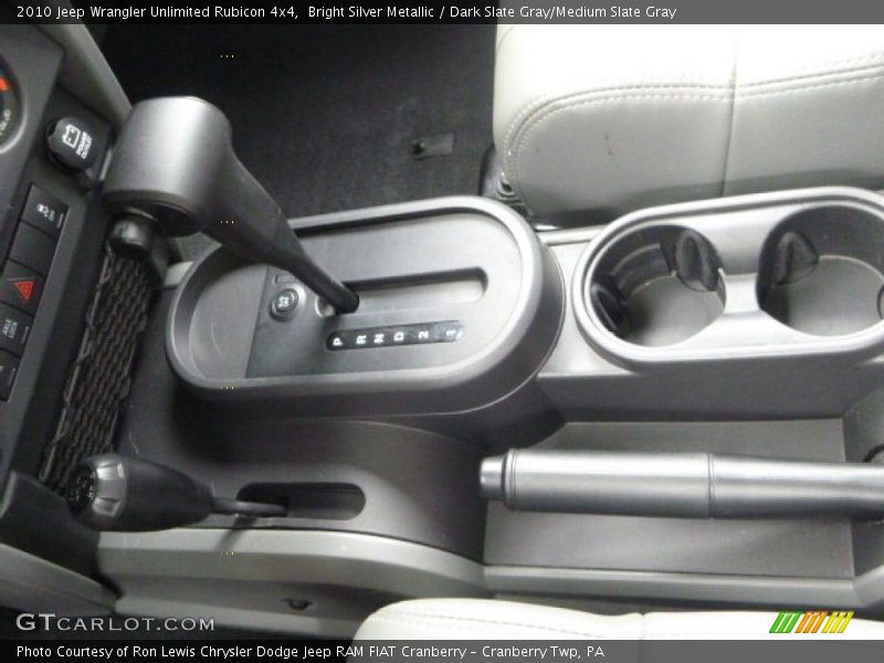 Bright Silver Metallic / Dark Slate Gray/Medium Slate Gray 2010 Jeep Wrangler Unlimited Rubicon 4x4