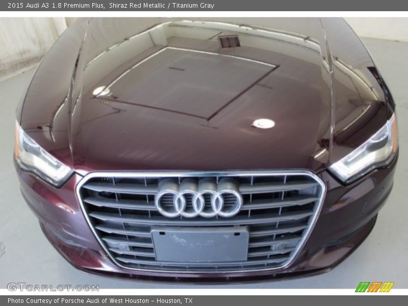Shiraz Red Metallic / Titanium Gray 2015 Audi A3 1.8 Premium Plus