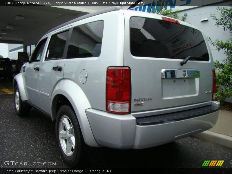 Bright Silver Metallic / Dark Slate Gray/Light Slate Gray 2007 Dodge Nitro SLT 4x4