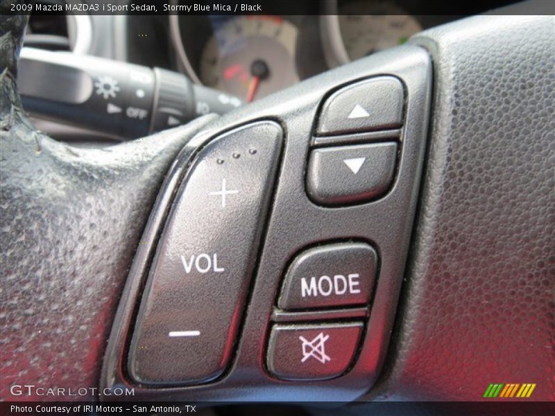 Stormy Blue Mica / Black 2009 Mazda MAZDA3 i Sport Sedan