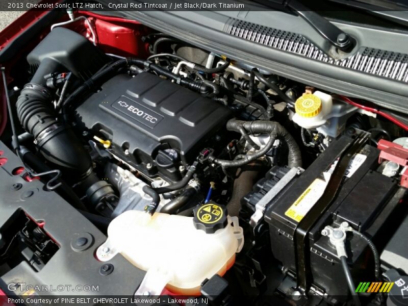 Crystal Red Tintcoat / Jet Black/Dark Titanium 2013 Chevrolet Sonic LTZ Hatch
